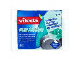Vileda Pur active Губка для мытья посуды, 2 шт
